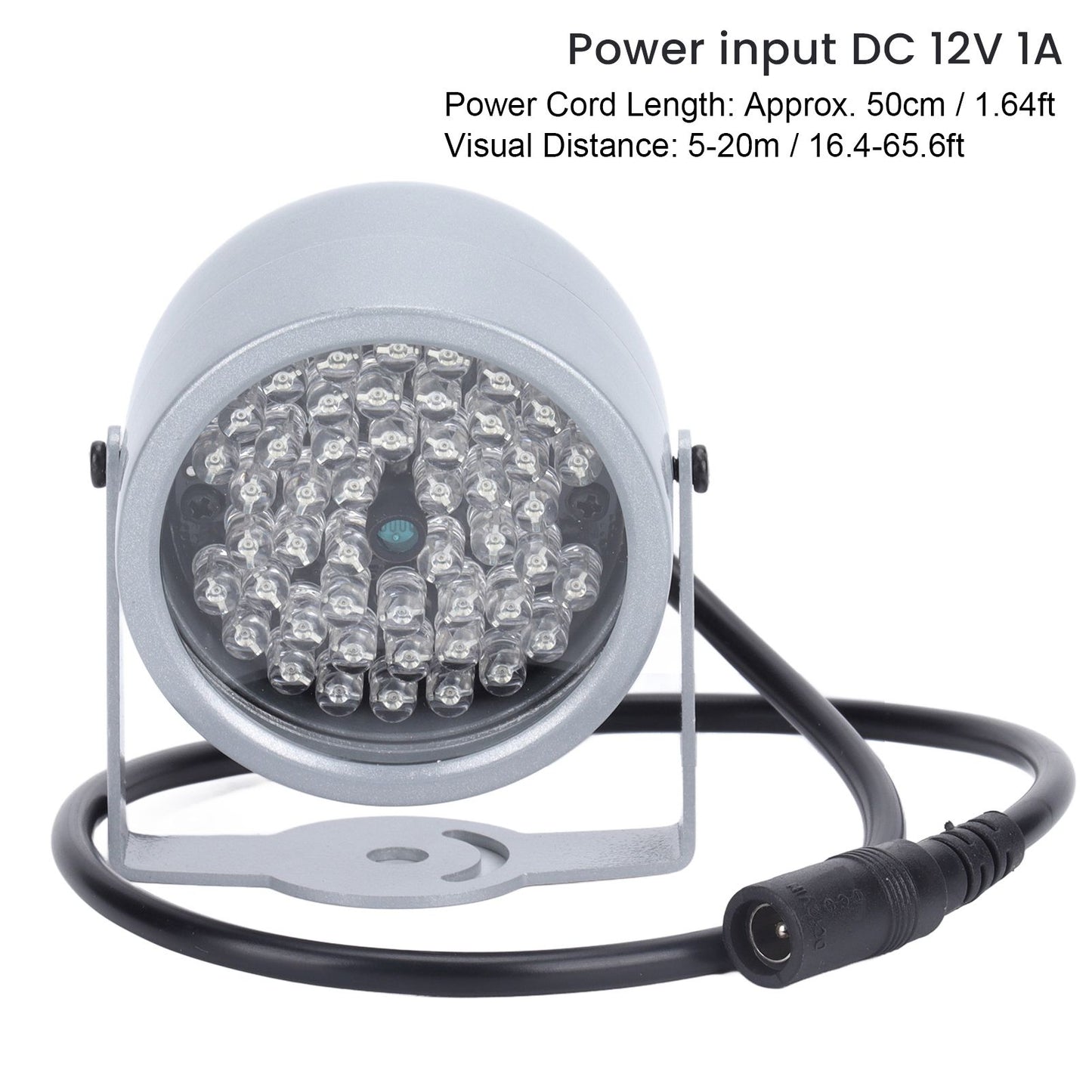 Night Vision Infrared Light IP5 Rainproof 48 LEDs IR Infrared Light for Surveillance Camera Parking Lot V1294-YM0523-3117220035511