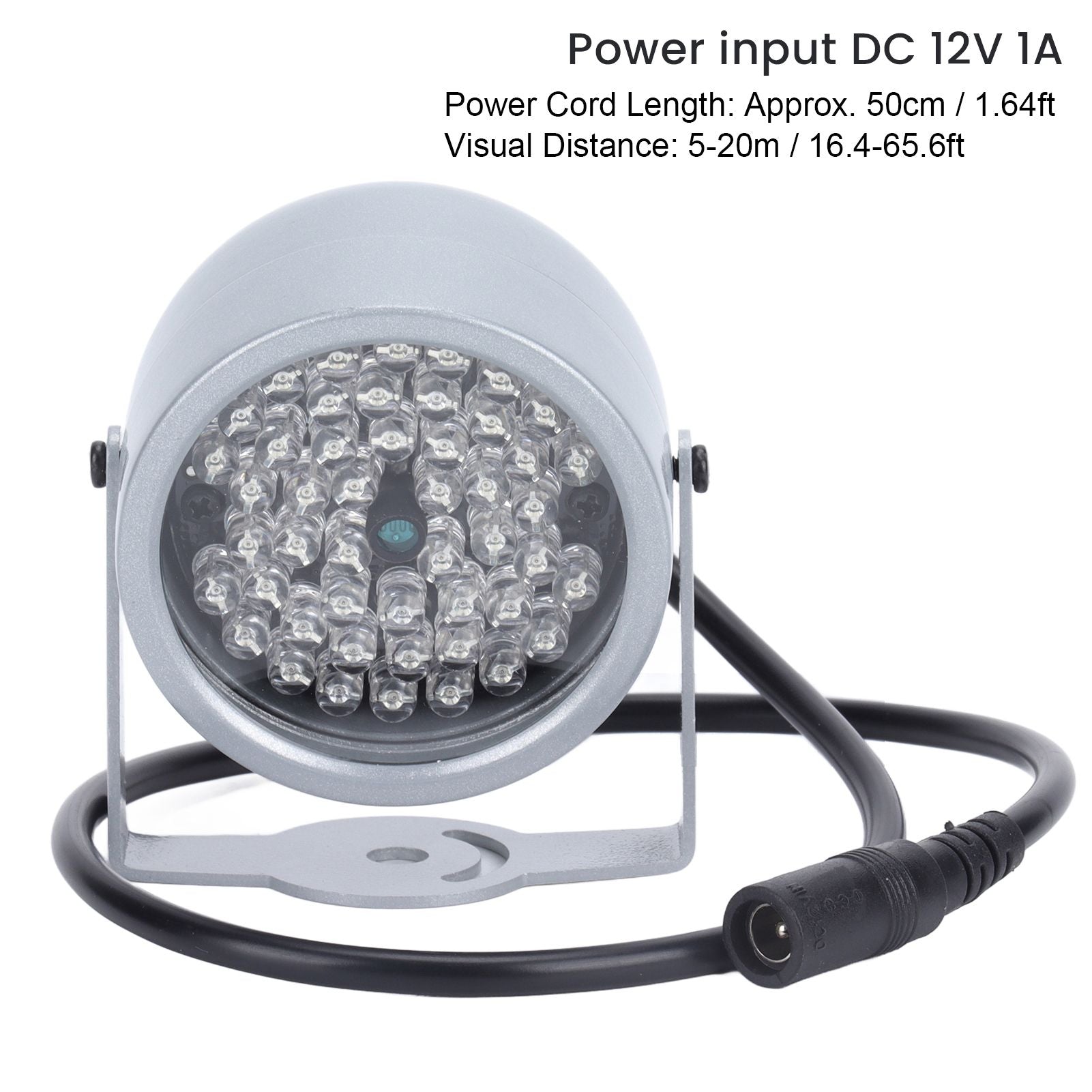 Night Vision Infrared Light IP5 Rainproof 48 LEDs IR Infrared Light for Surveillance Camera Parking Lot V1294-YM0523-3117220035511