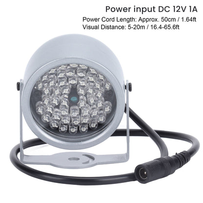 Night Vision Infrared Light IP5 Rainproof 48 LEDs IR Infrared Light for Surveillance Camera Parking Lot V1294-YM0523-3117220035511