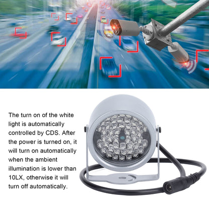 Night Vision Infrared Light IP5 Rainproof 48 LEDs IR Infrared Light for Surveillance Camera Parking Lot V1294-YM0523-3117220035511