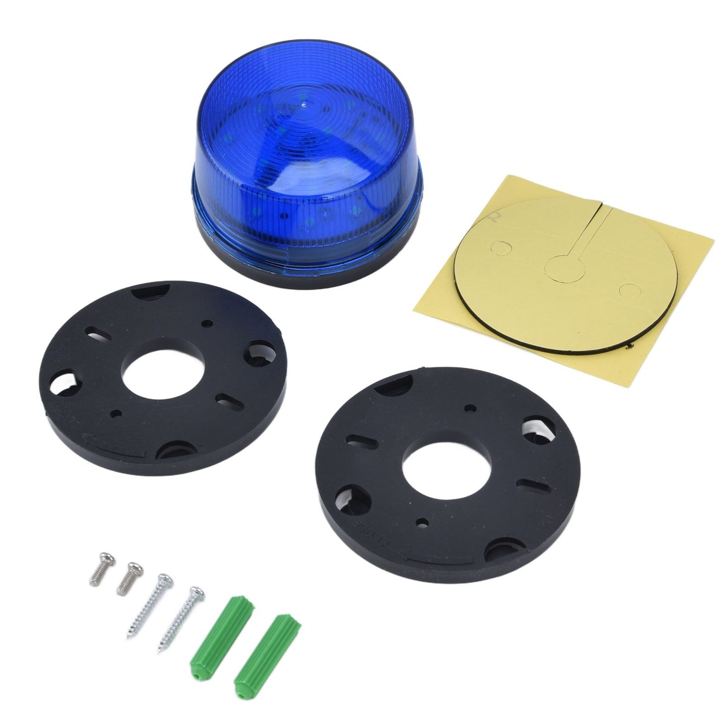 LED Car Strobe Light DC12V 5W 15 LEDs Multipurpose LED Traffic Warning Light for Cars Trucks BusesBlue V1294-YM0523-3117220035812