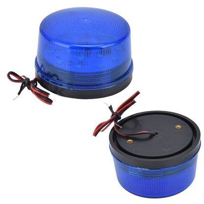 LED Car Strobe Light DC12V 5W 15 LEDs Multipurpose LED Traffic Warning Light for Cars Trucks BusesBlue V1294-YM0523-3117220035812