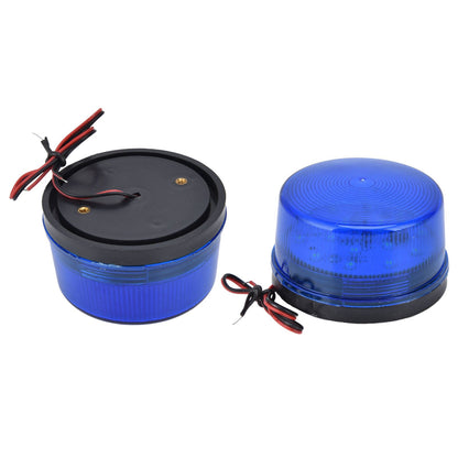 LED Car Strobe Light DC12V 5W 15 LEDs Multipurpose LED Traffic Warning Light for Cars Trucks BusesBlue V1294-YM0523-3117220035812