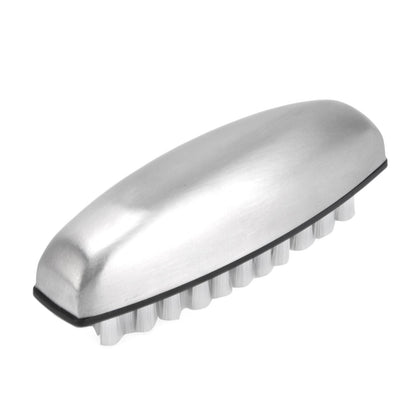 Fruit Vegetable Cleaning Brush 304 Stainless Steel Nylon Wool Multifunction Finger Nail Brush for Kitchen V1294-YM0523-3117220036811