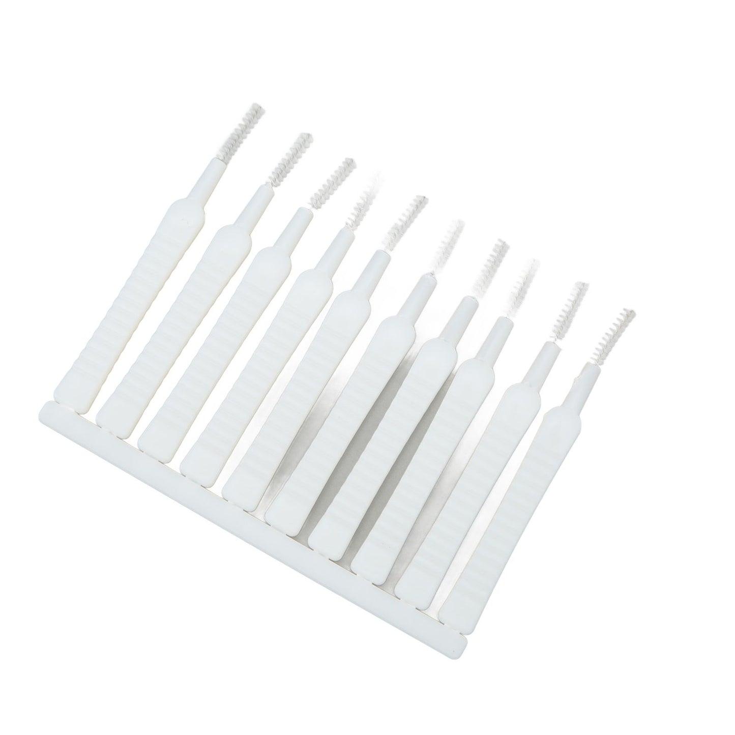 10pcs Mini Shower Head Cleaning Brush Scratch Proof Slip Proof Small Hole Nylon Cleaner Brush for Nozzle V1294-YM0523-3117220038611