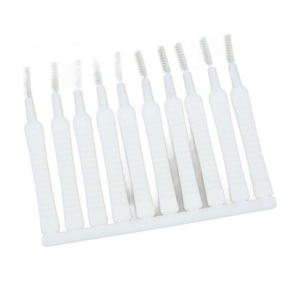 10pcs Mini Shower Head Cleaning Brush Scratch Proof Slip Proof Small Hole Nylon Cleaner Brush for Nozzle V1294-YM0523-3117220038611