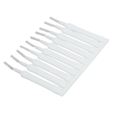 10pcs Mini Shower Head Cleaning Brush Scratch Proof Slip Proof Small Hole Nylon Cleaner Brush for Nozzle V1294-YM0523-3117220038611