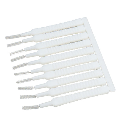 10pcs Mini Shower Head Cleaning Brush Scratch Proof Slip Proof Small Hole Nylon Cleaner Brush for Nozzle V1294-YM0523-3117220038611