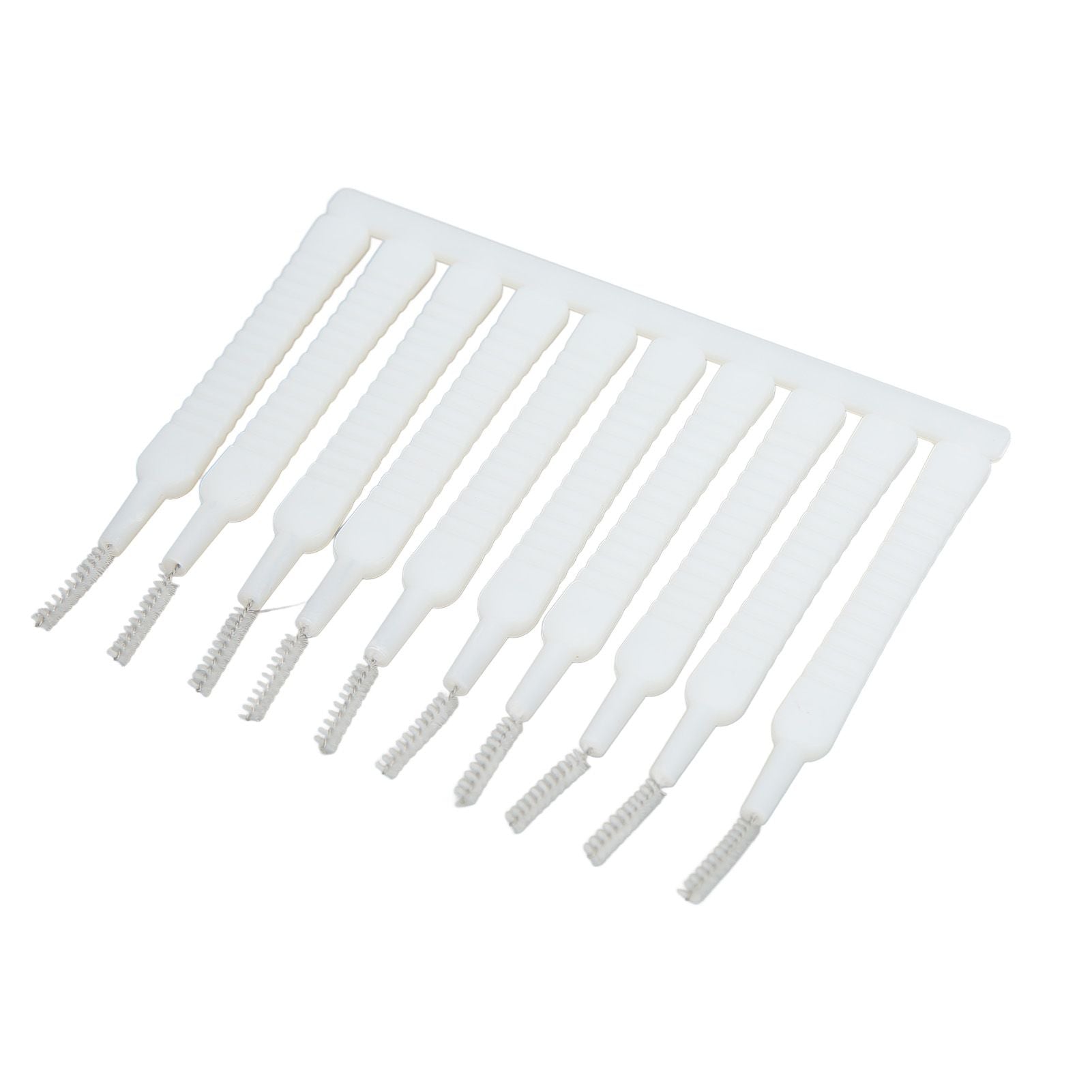 10pcs Mini Shower Head Cleaning Brush Scratch Proof Slip Proof Small Hole Nylon Cleaner Brush for Nozzle V1294-YM0523-3117220038611