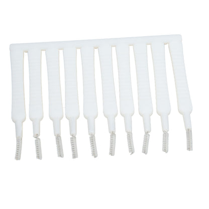 10pcs Mini Shower Head Cleaning Brush Scratch Proof Slip Proof Small Hole Nylon Cleaner Brush for Nozzle V1294-YM0523-3117220038611