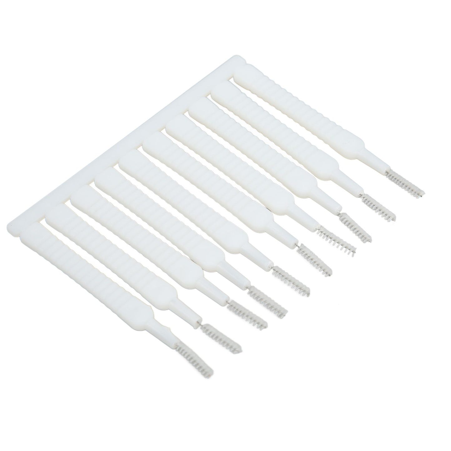 10pcs Mini Shower Head Cleaning Brush Scratch Proof Slip Proof Small Hole Nylon Cleaner Brush for Nozzle V1294-YM0523-3117220038611