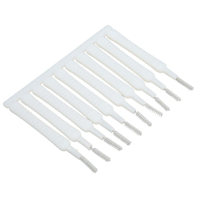 10pcs Mini Shower Head Cleaning Brush Scratch Proof Slip Proof Small Hole Nylon Cleaner Brush for Nozzle V1294-YM0523-3117220038611