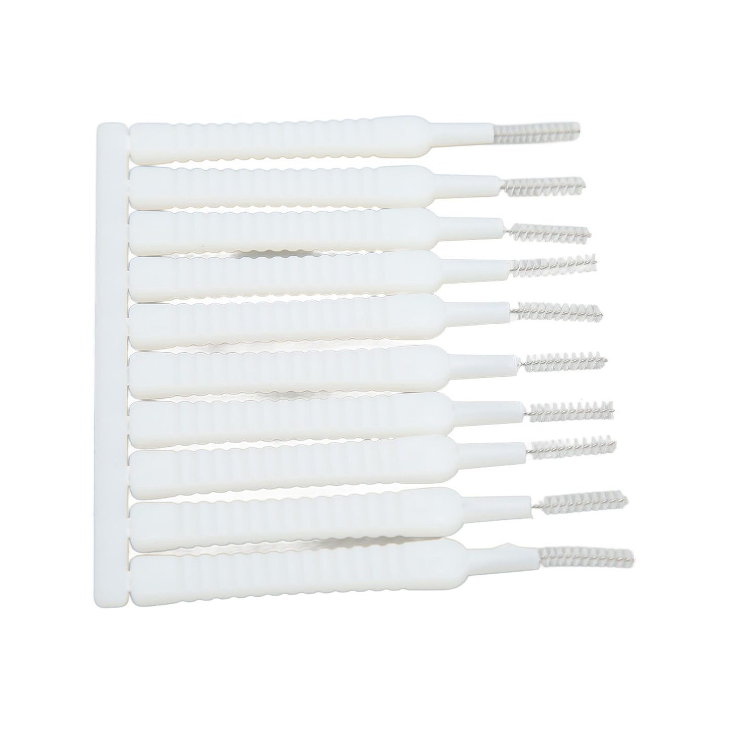 10pcs Mini Shower Head Cleaning Brush Scratch Proof Slip Proof Small Hole Nylon Cleaner Brush for Nozzle V1294-YM0523-3117220038611