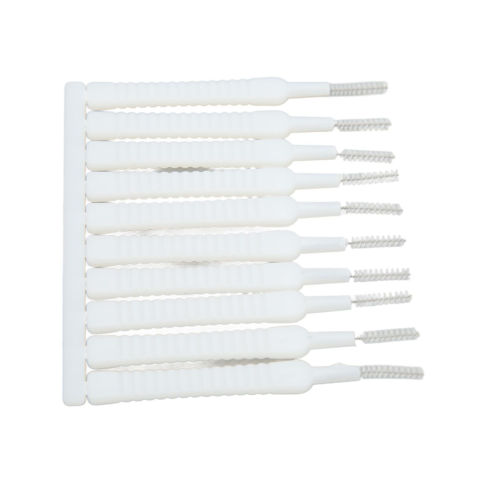 10pcs Mini Shower Head Cleaning Brush Scratch Proof Slip Proof Small Hole Nylon Cleaner Brush for Nozzle V1294-YM0523-3117220038611
