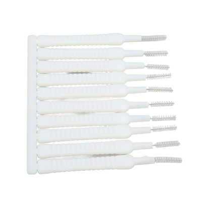 10pcs Mini Shower Head Cleaning Brush Scratch Proof Slip Proof Small Hole Nylon Cleaner Brush for Nozzle V1294-YM0523-3117220038611