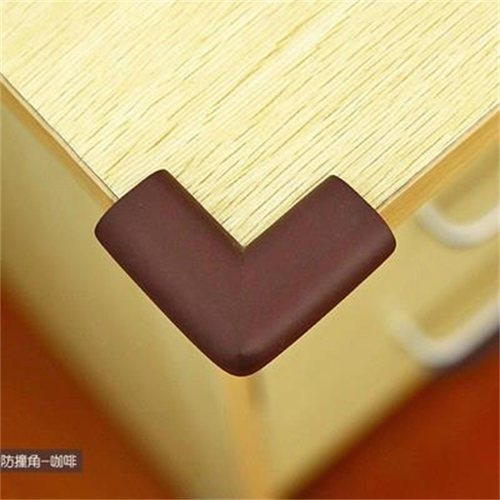 Baby Proofing Corner Protector High Density NBR Collision Knock Cushion for 0-8 Years OldBrown V1294-YM0523-3117220039014