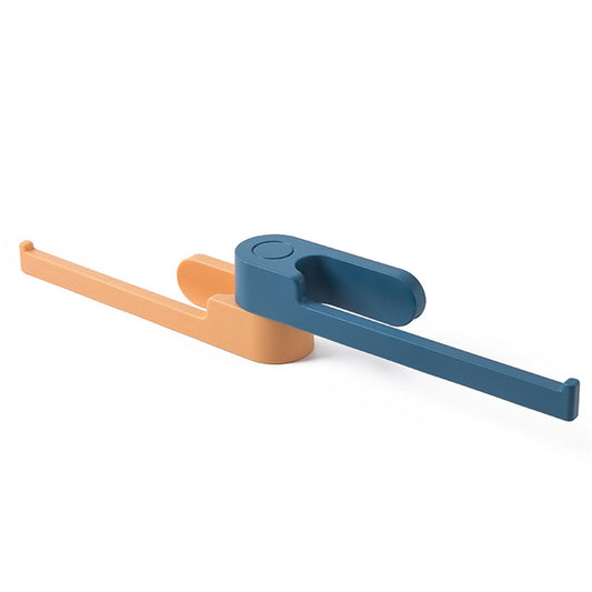 Rotatable Wall Hook Punching Free Installation Waterproof Large Storage Capacity Folding Towel HookBlue V1294-YM0523-3117220040113