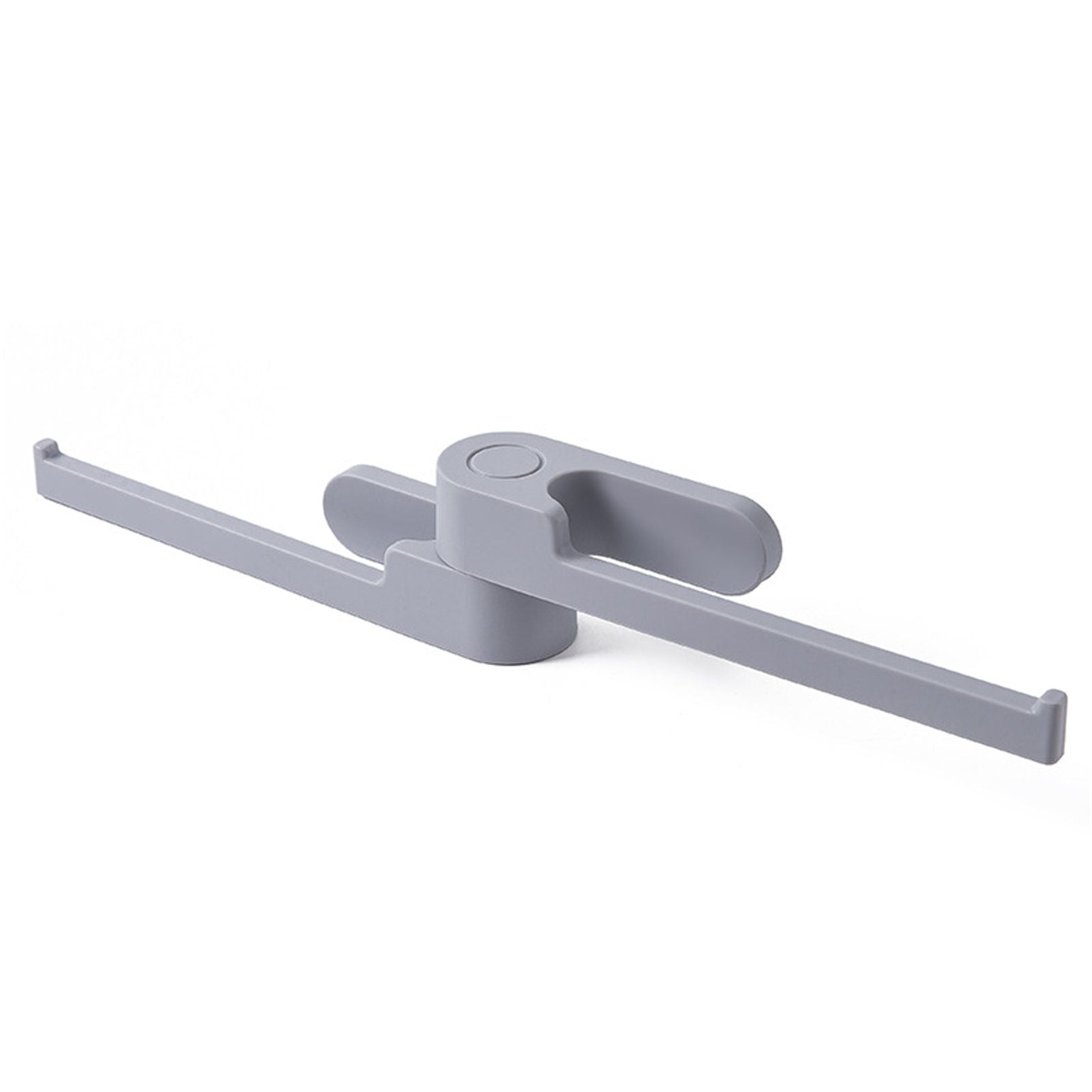 Rotatable Wall Hook Punching Free Installation Waterproof Large Storage Capacity Folding Towel HookGray V1294-YM0523-3117220040114