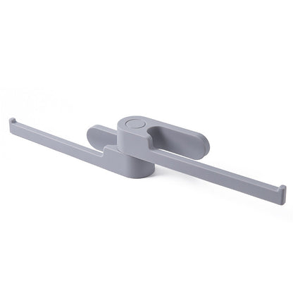 Rotatable Wall Hook Punching Free Installation Waterproof Large Storage Capacity Folding Towel HookGray V1294-YM0523-3117220040114