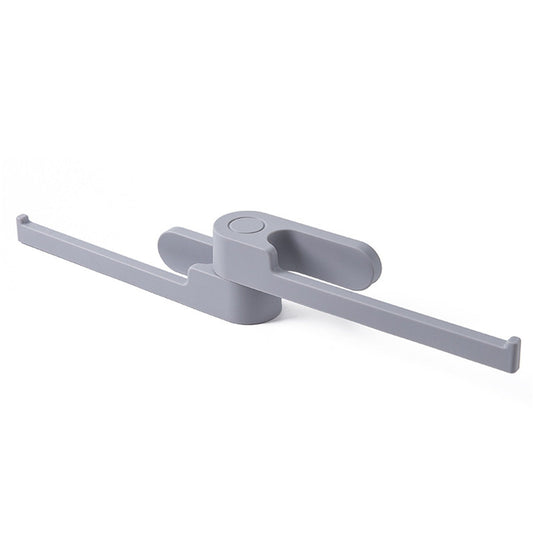 Rotatable Wall Hook Punching Free Installation Waterproof Large Storage Capacity Folding Towel HookGray V1294-YM0523-3117220040114