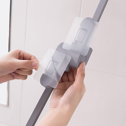 Rotatable Wall Hook Punching Free Installation Waterproof Large Storage Capacity Folding Towel HookGray V1294-YM0523-3117220040114