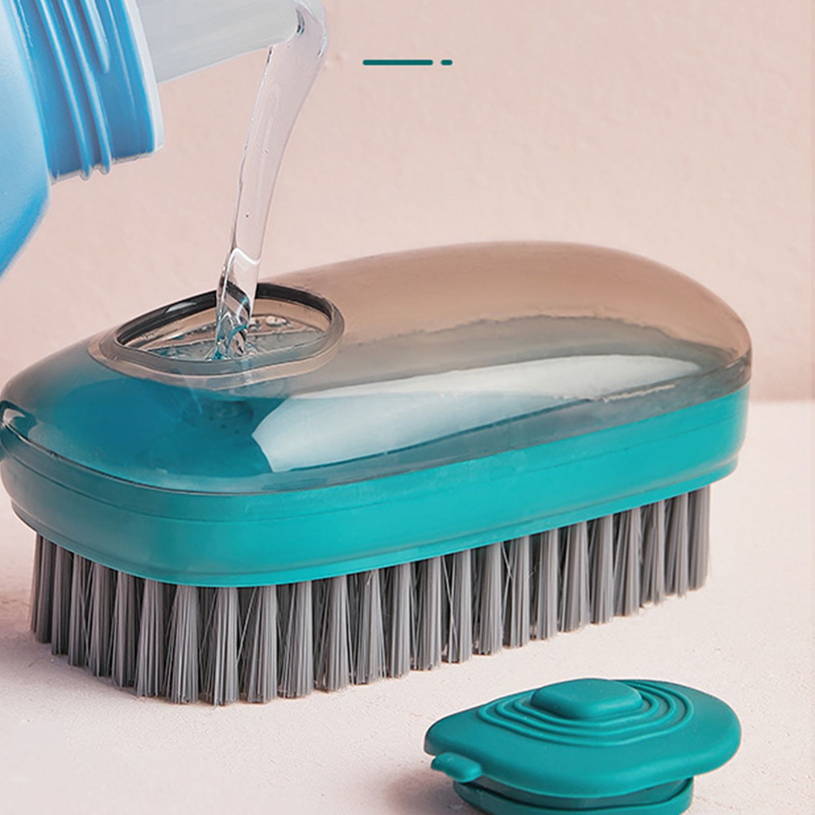 Hydraulic Cleaning Brush Automatic Liquid Filling Ergonomic Design Multifunction Scrub Brush for Clothes V1294-YM0523-3117220040213