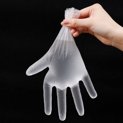 100PCS Disposable TPE Gloves Thicken Transparent Food Grade for Kitchen Baking Cooking CleaningM V1294-YM0523-3117220040412