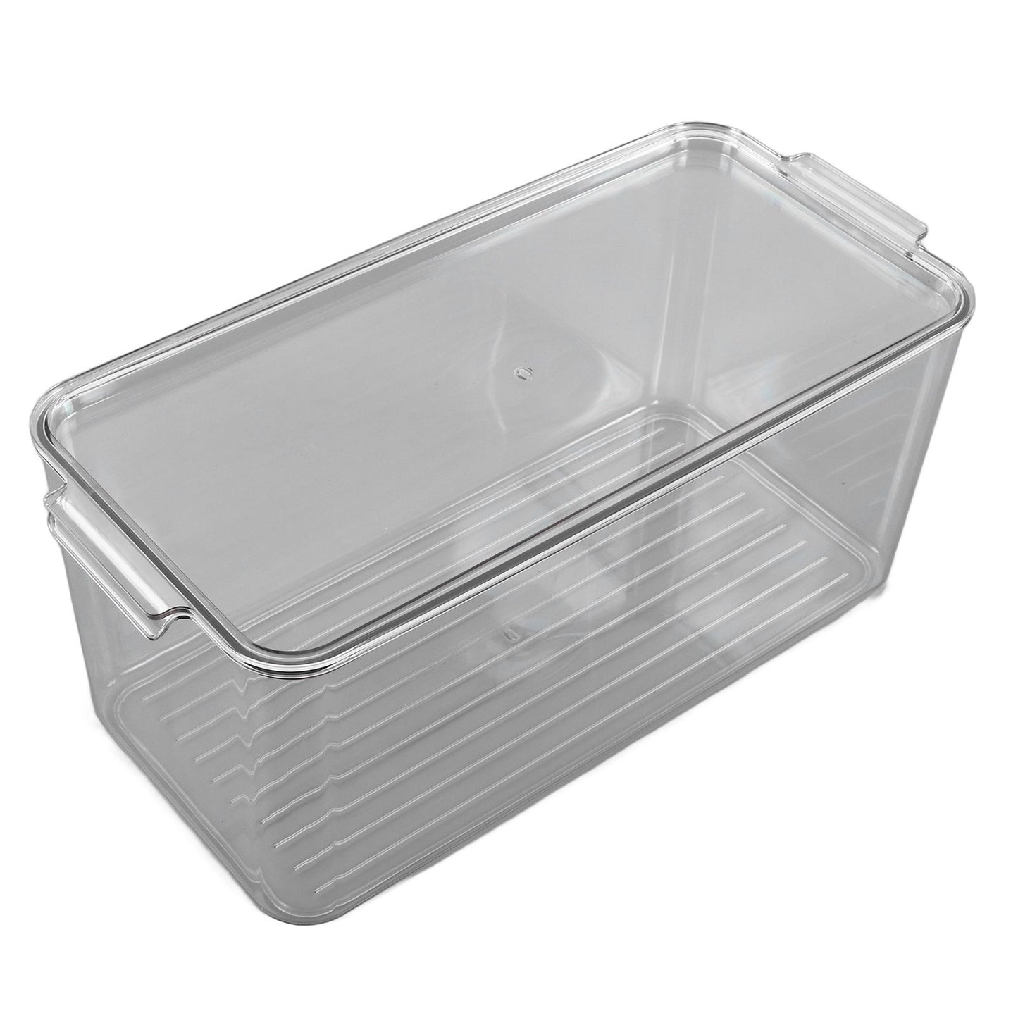 Plastic Storage Box Stackable Refrigerator Kitchen Clear Plastic Fruit Vegetable Preservation Storage BoxHigh V1294-YM0523-3117220041512
