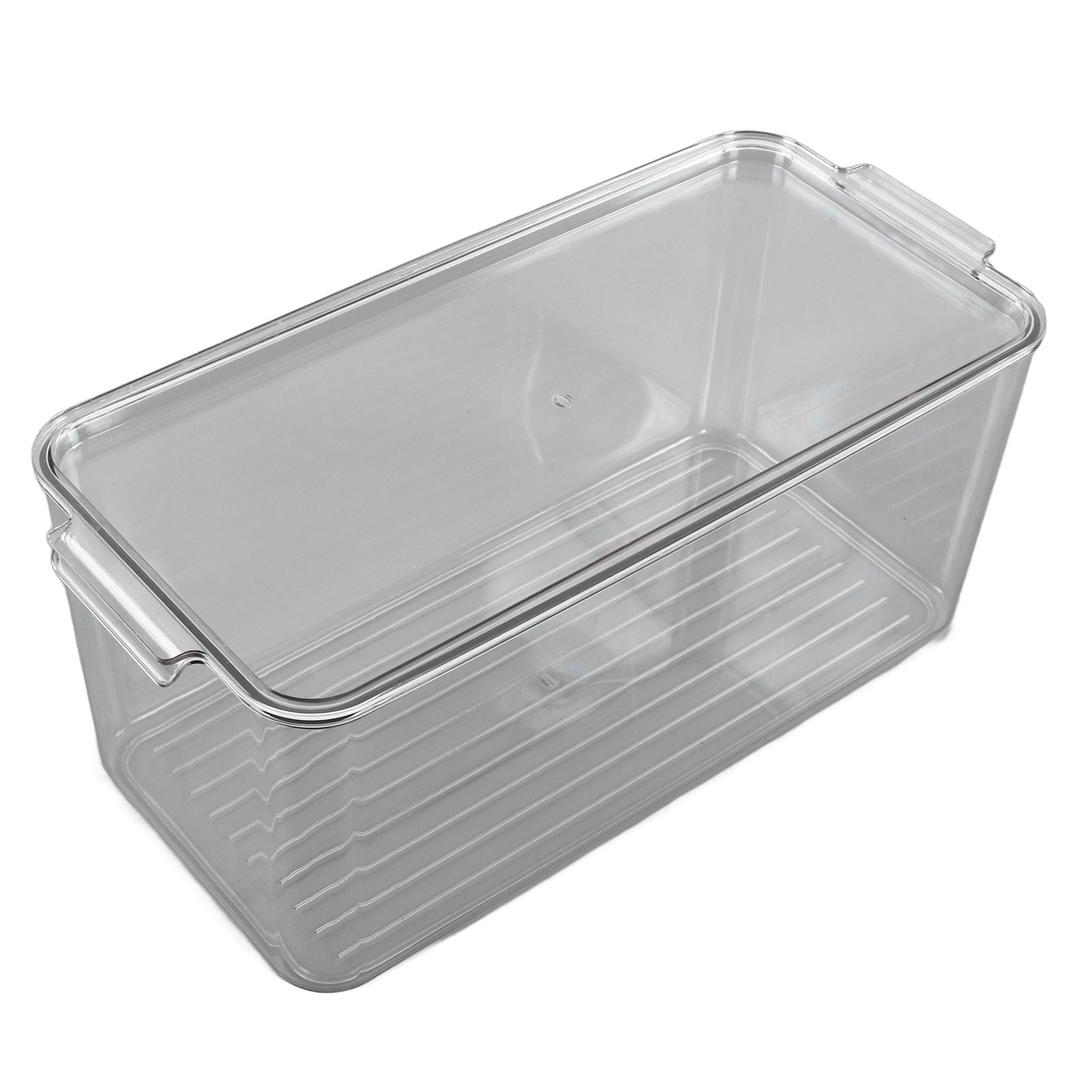 Plastic Storage Box Stackable Refrigerator Kitchen Clear Plastic Fruit Vegetable Preservation Storage BoxHigh V1294-YM0523-3117220041512