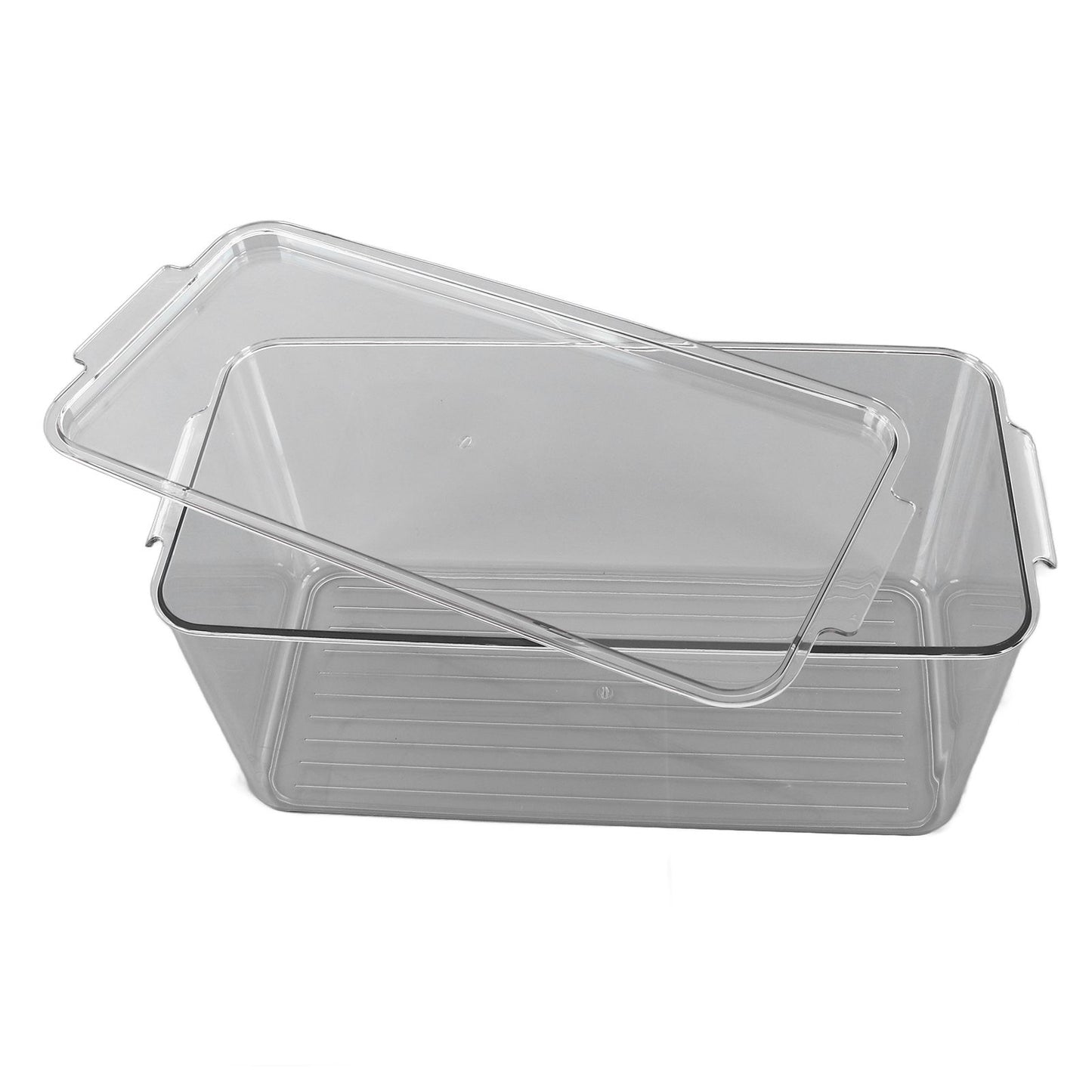 Plastic Storage Box Stackable Refrigerator Kitchen Clear Plastic Fruit Vegetable Preservation Storage BoxHigh V1294-YM0523-3117220041512
