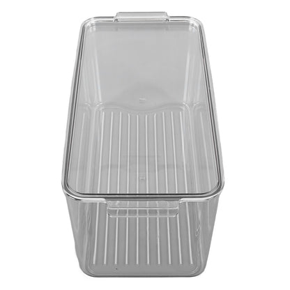 Plastic Storage Box Stackable Refrigerator Kitchen Clear Plastic Fruit Vegetable Preservation Storage BoxHigh V1294-YM0523-3117220041512
