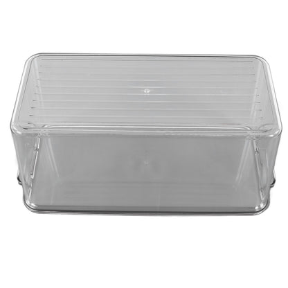 Plastic Storage Box Stackable Refrigerator Kitchen Clear Plastic Fruit Vegetable Preservation Storage BoxHigh V1294-YM0523-3117220041512