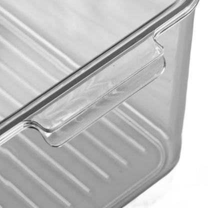 Plastic Storage Box Stackable Refrigerator Kitchen Clear Plastic Fruit Vegetable Preservation Storage BoxHigh V1294-YM0523-3117220041512