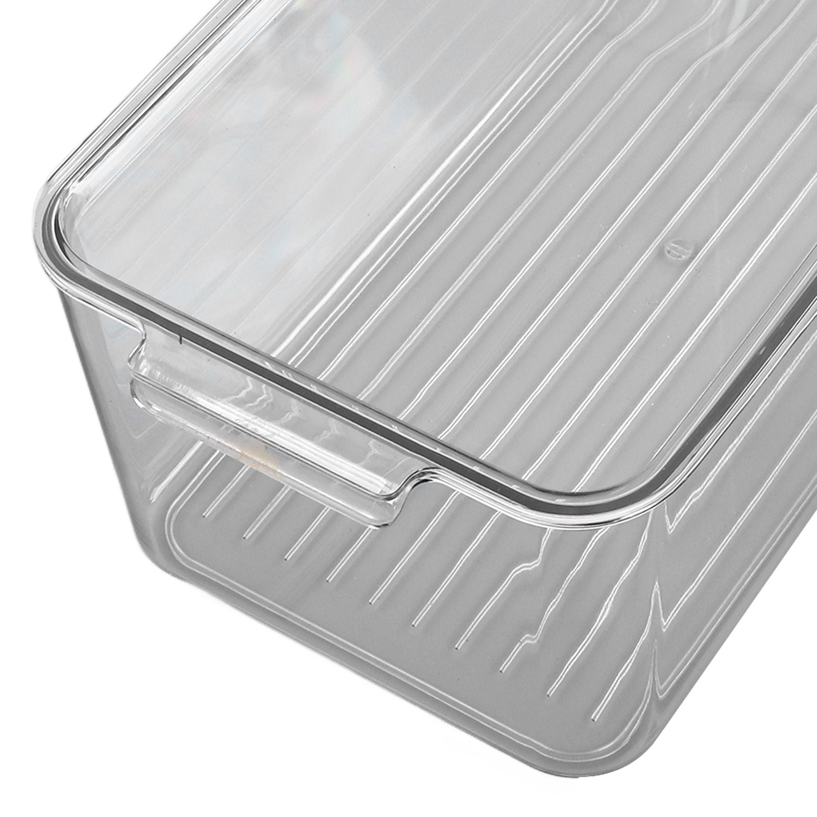 Plastic Storage Box Stackable Refrigerator Kitchen Clear Plastic Fruit Vegetable Preservation Storage BoxHigh V1294-YM0523-3117220041512