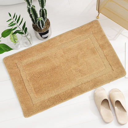 Bathroom Mats 50x80cm Rectangle Door Mat Absorbs Water Quickly Polyester Antiskid Bathroom Carpet for Bedroom V1294-YM0523-3117220041611