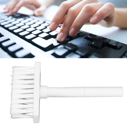 Keyboard Brush Separate Double Head Design 5 in 1 Multifunction 3 Row Design Plastic Cleaning Brush Pen for V1294-YM0523-3117220042011