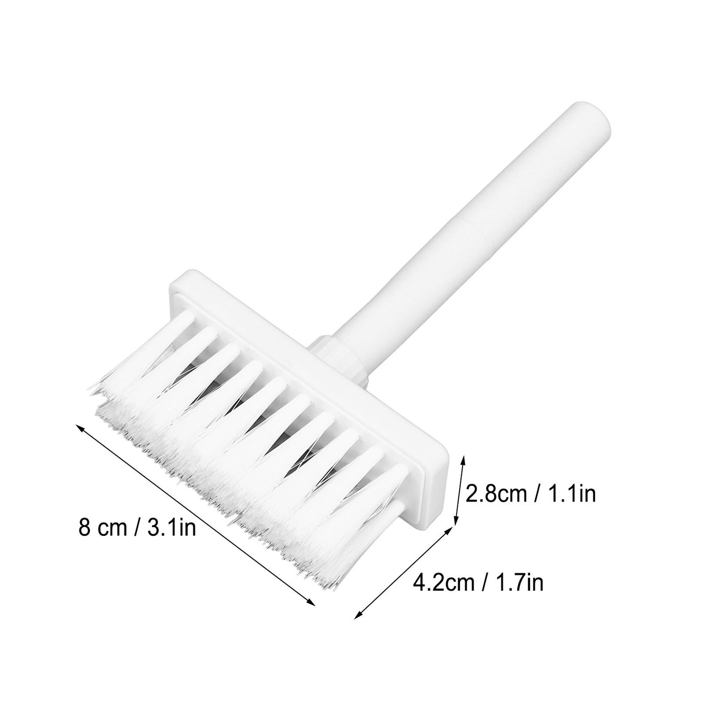 Keyboard Brush Separate Double Head Design 5 in 1 Multifunction 3 Row Design Plastic Cleaning Brush Pen for V1294-YM0523-3117220042011