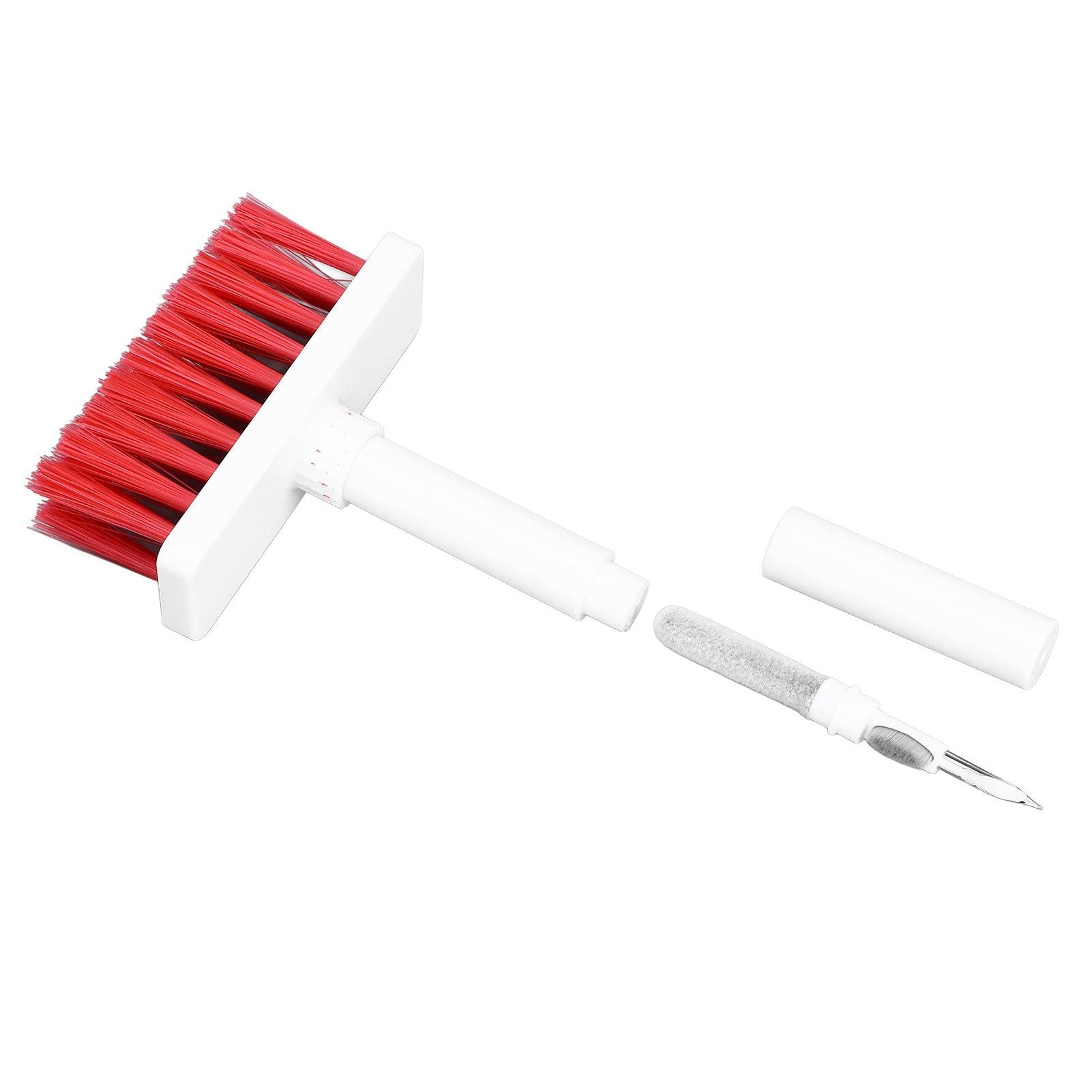 Keyboard Brush Separate Double Head Design 5 in 1 Multifunction 3 Row Design Plastic Cleaning Brush Pen for V1294-YM0523-3117220042012