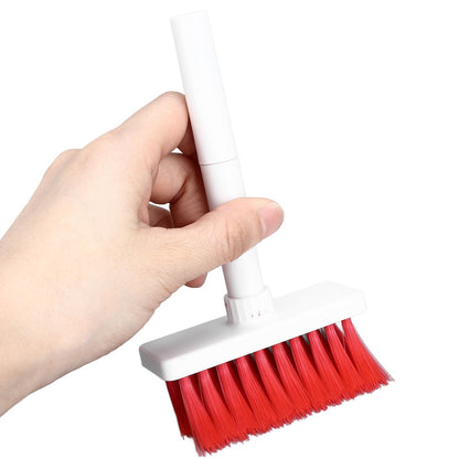 Keyboard Brush Separate Double Head Design 5 in 1 Multifunction 3 Row Design Plastic Cleaning Brush Pen for V1294-YM0523-3117220042012