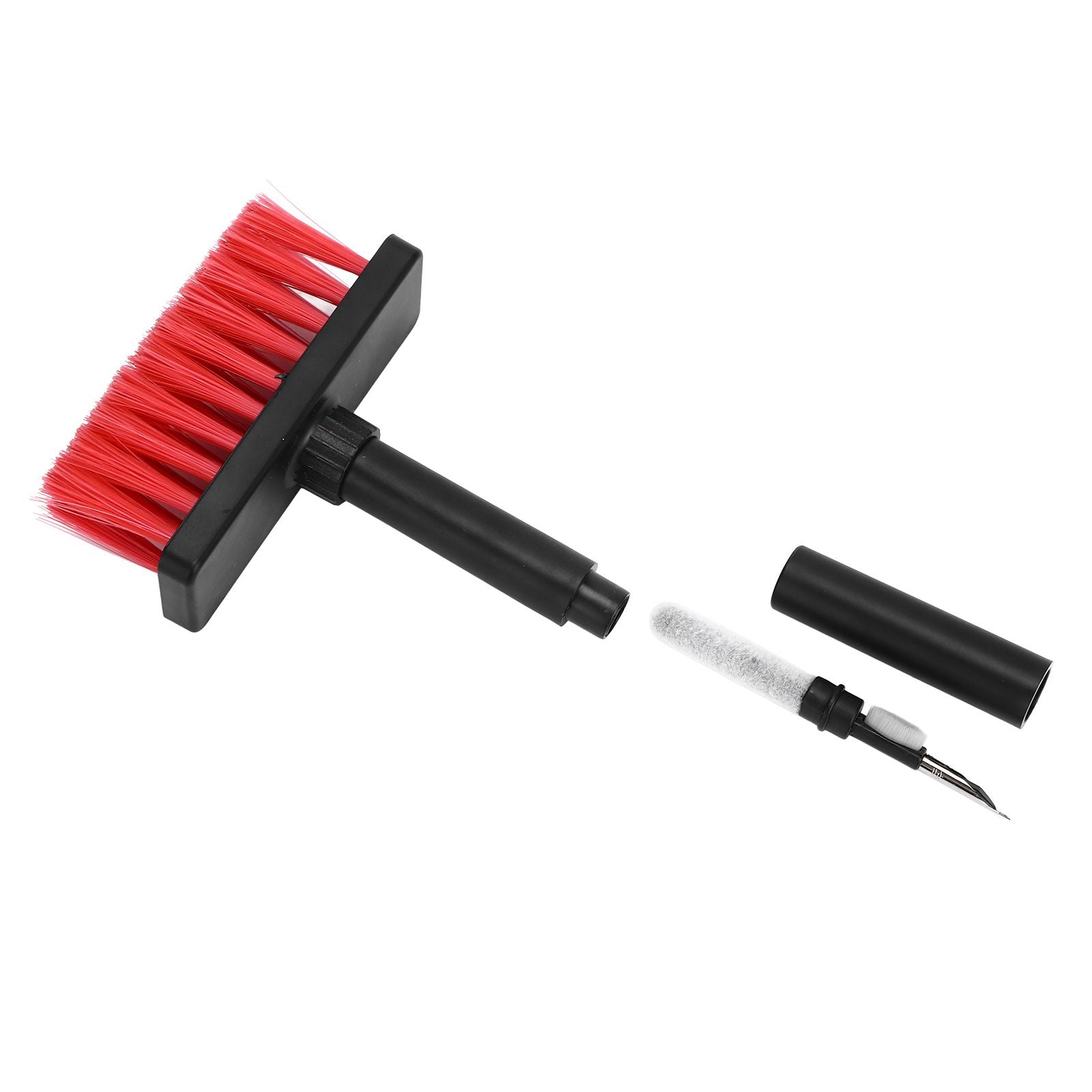 Keyboard Brush Separate Double Head Design 5 in 1 Multifunction 3 Row Design Plastic Cleaning Brush Pen for V1294-YM0523-3117220042013