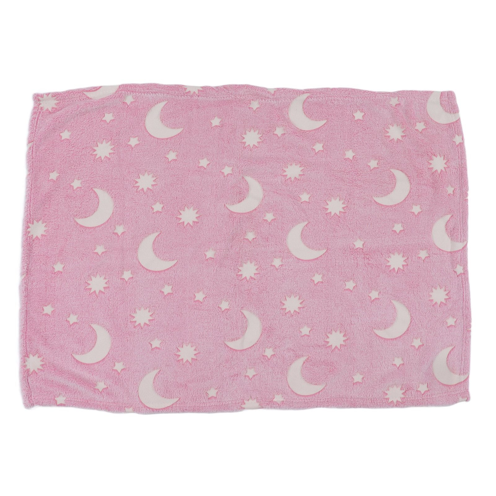 1.52x1M Luminous Blanket Double Sided Polyester Glowing Blanket Bedroom Air Conditioning Blanket for KidsPink V1294-YM0523-3117220043111