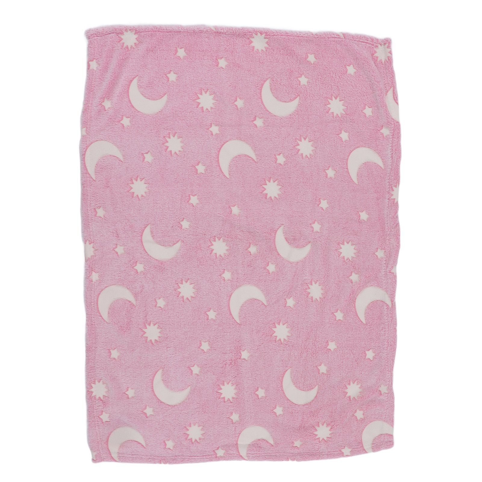 1.52x1M Luminous Blanket Double Sided Polyester Glowing Blanket Bedroom Air Conditioning Blanket for KidsPink V1294-YM0523-3117220043111