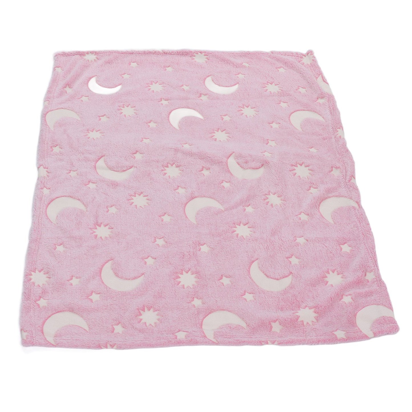 1.52x1M Luminous Blanket Double Sided Polyester Glowing Blanket Bedroom Air Conditioning Blanket for KidsPink V1294-YM0523-3117220043111