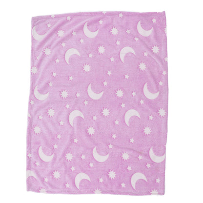 1.52x1M Luminous Blanket Double Sided Polyester Glowing Blanket Bedroom Air Conditioning Blanket for V1294-YM0523-3117220043112