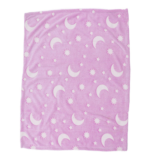 1.52x1M Luminous Blanket Double Sided Polyester Glowing Blanket Bedroom Air Conditioning Blanket for V1294-YM0523-3117220043112