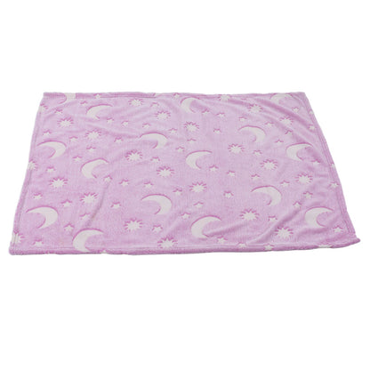1.52x1M Luminous Blanket Double Sided Polyester Glowing Blanket Bedroom Air Conditioning Blanket for V1294-YM0523-3117220043112
