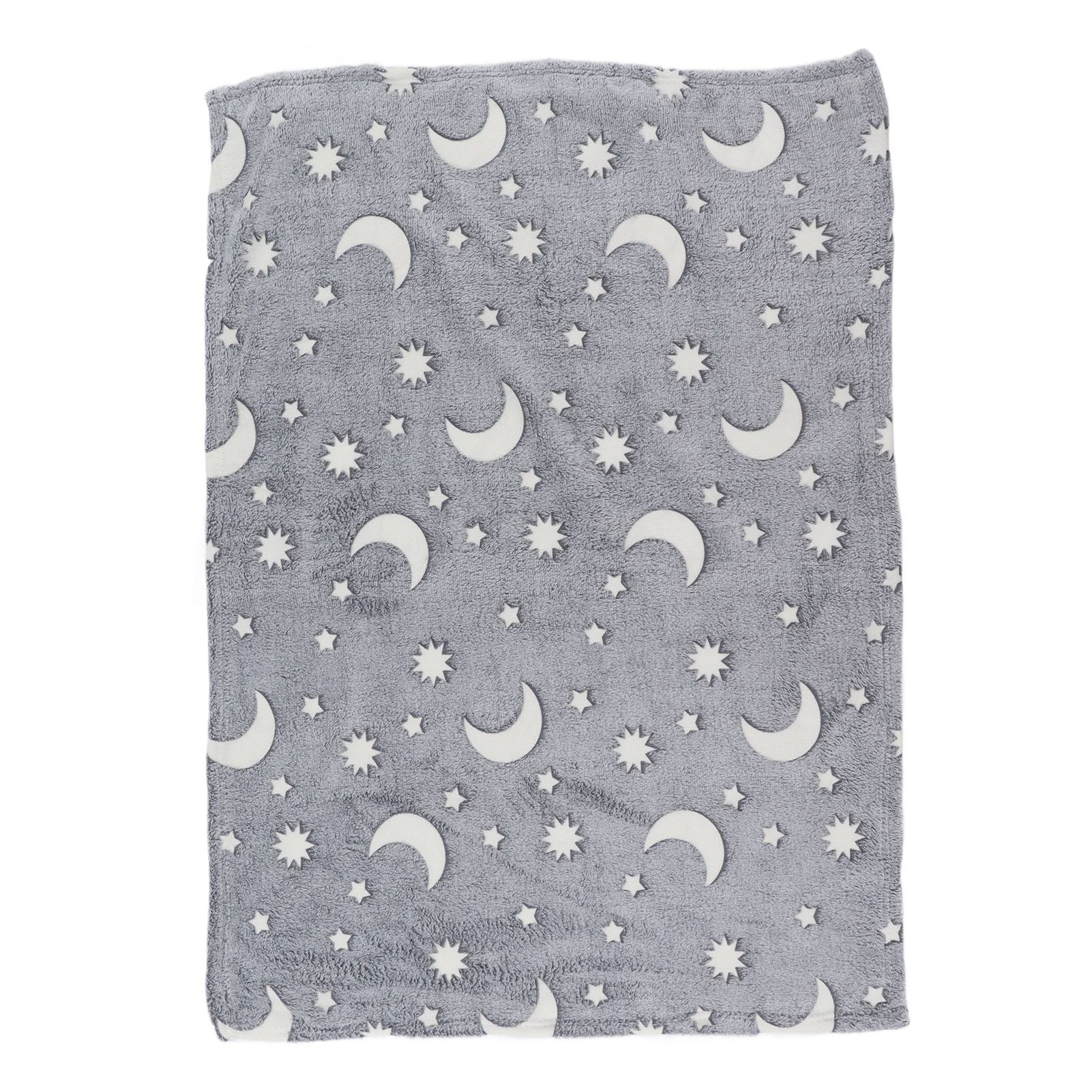 1.52x1M Luminous Blanket Double Sided Polyester Glowing Blanket Bedroom Air Conditioning Blanket for KidsGray V1294-YM0523-3117220043113