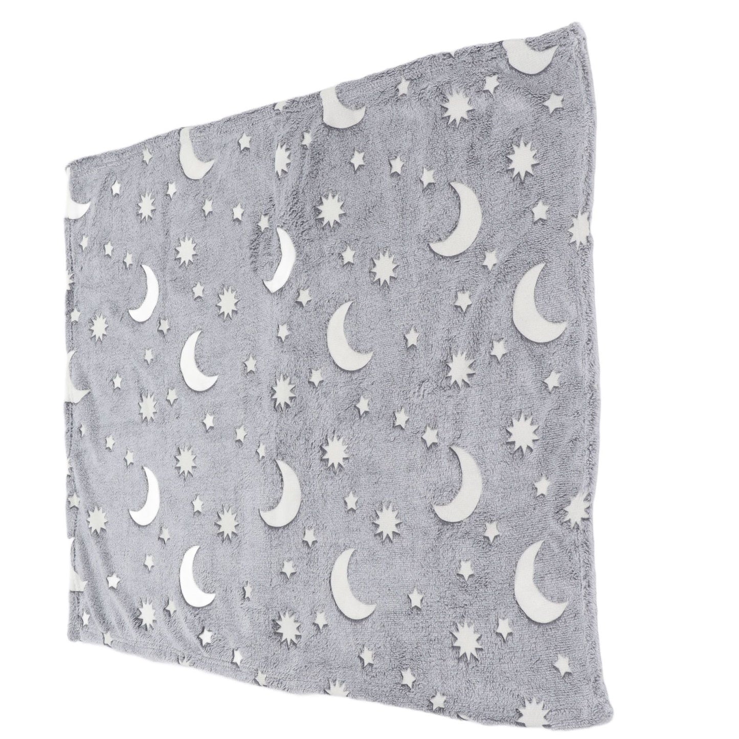 1.52x1M Luminous Blanket Double Sided Polyester Glowing Blanket Bedroom Air Conditioning Blanket for KidsGray V1294-YM0523-3117220043113