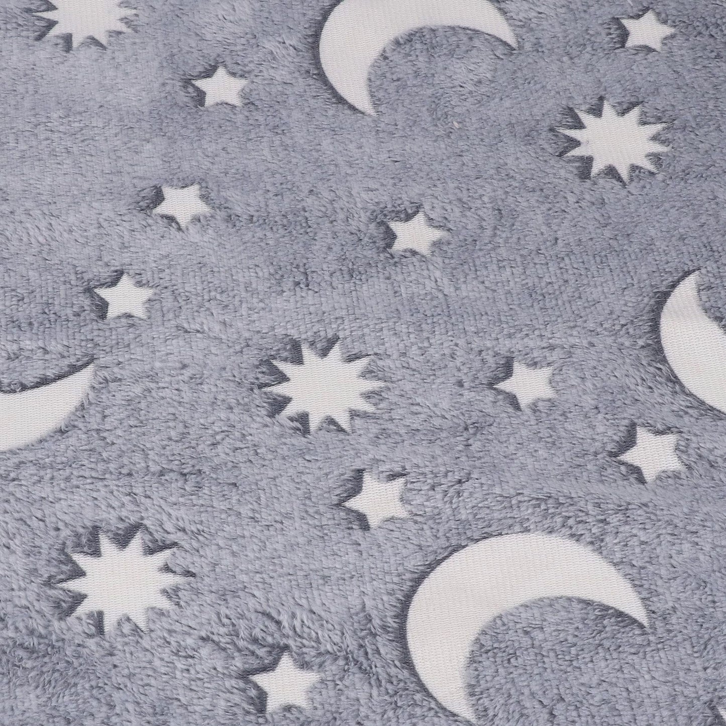 1.52x1M Luminous Blanket Double Sided Polyester Glowing Blanket Bedroom Air Conditioning Blanket for KidsGray V1294-YM0523-3117220043113