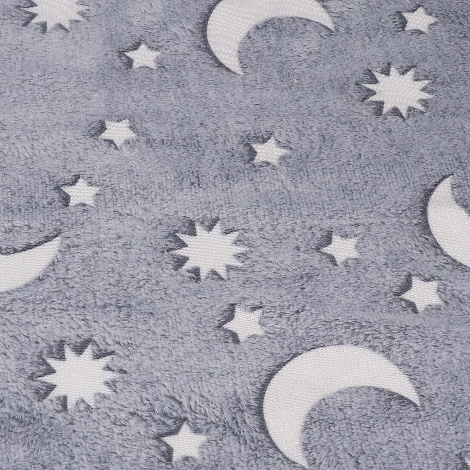 1.52x1M Luminous Blanket Double Sided Polyester Glowing Blanket Bedroom Air Conditioning Blanket for KidsGray V1294-YM0523-3117220043113